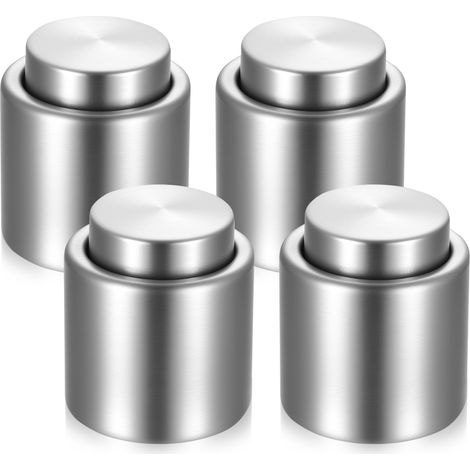 4 Pcs Bouchon Bouteille Champagne, Bouchon Champagne Garde Bulles