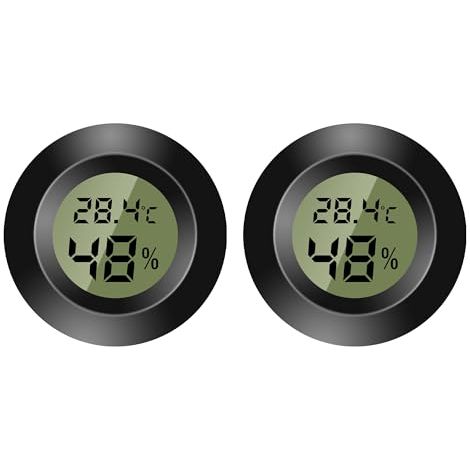 D'Intérieur Numérique, Mini Hygromètre, Écran Lcd Numérique, Pour Intérieur Et Extérieur, Humidimètre Pour Humidificateur, Cave