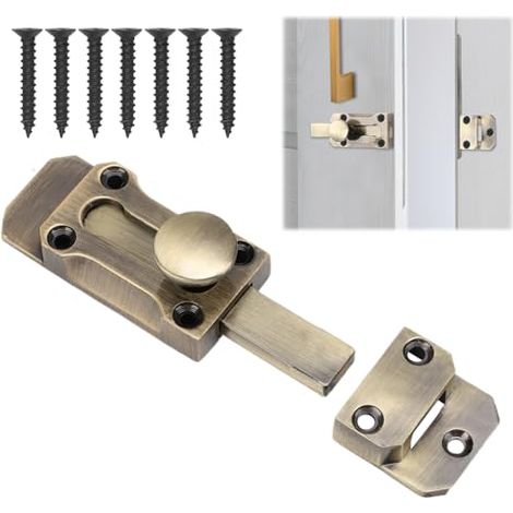 Loquet Porte, Verrou De Porte Coulissante Loquet 3 Pouces (7