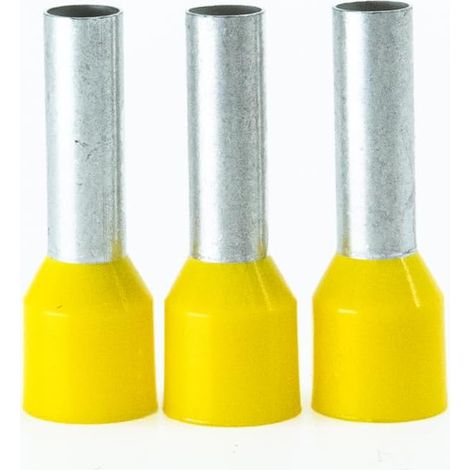 Cosses Sertir Embout De Fil 100 Pièces, Section Transversale Du Fil 6 Mm², Longueur 10 Mm
