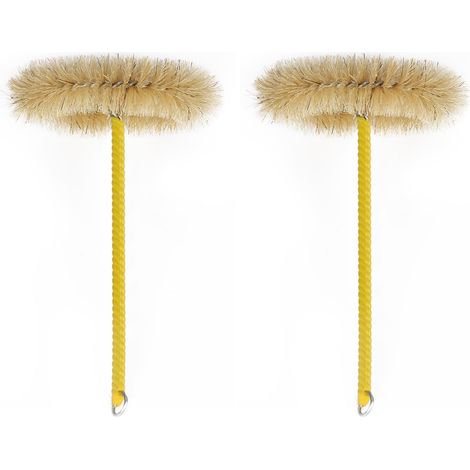 Brosses De Nettoyage De Laboratoire, Lot De 2 Brosses De Nettoyage Pour Plat En Cristal Pour Boîte De Pétri, Plat De Cristallisation Et Autre Vaisselle En Verre De 100 Mm De Diamètre