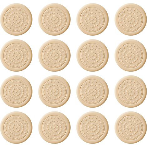 16 Pièces Patins Stabilisateurs Antidérapants Pour Planches À Découper, Patin Chaise En Caoutchouc Auto-adhésif, Protection Pied De Chaise Silencieuse Et Durable, Patins Pour Chaises Meubles