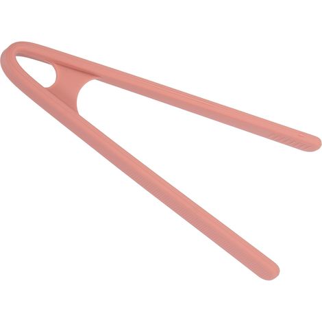 Mini Pince En Silicone De 14 Cm - Résistante À La Chaleur - Antidérapante - Pour Grille-pain, Salade, Glaçons, Fruits, Sucre, Barbecue - Rose