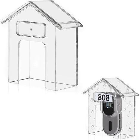 Étanche Transparente Pour Bouton De Sonnette, En Plastique Résistant Aux Intempéries Pour Sonnettes D'Extérieur Avec Cache-plaque