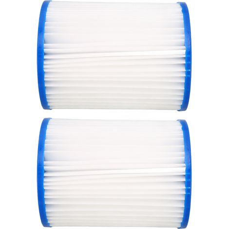 Lot De 2 Filtres Lavables Pour Piscines Et Spas, Compatibles Avec Les Jacuzzis Et Les Bains À Remous.