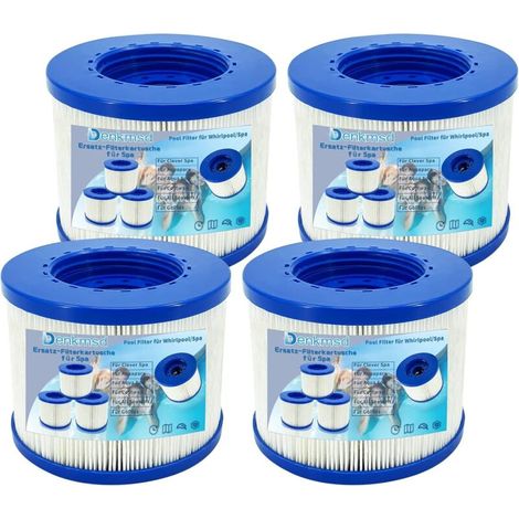 Lot De 4 Filtre De Spa A Visser. Filtre Pour Clever Spa. Cartouche Filtre À Vis Pour Spa Gonflable Pas De Vis 60mm. Cartouche Filtre Pour Spa. Filtre Spa Lumix. Compatible Pour Cosy Spa