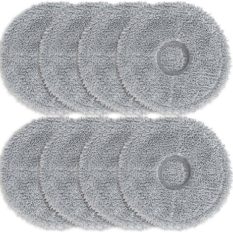 Serpillières Pour Dreame L10s Ultra, L10 Ultra, L10s Pro, Xiaomi X10+ Pack De 8