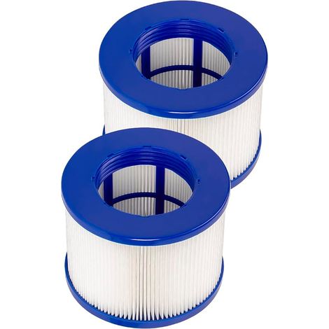2 Pièces Cartouche De Filtre De Rechange Compatible Avec Clever Spa, Pour Cosy Spa Filtre, Pour Filtre Spa Gonflable, Filtre 75 X 100 Mm,hot Tub Filter.