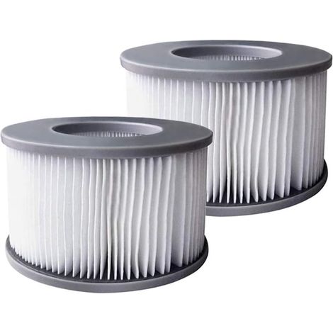 Lot De 2 Filtres Pour Spa Gonflable Mspa, Pompe À Cartouche Filtrante, Version Améliorée Pour Tous Les Spas Mspa Actuels
