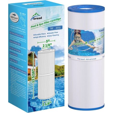 Filtre De Spa Trf-4950 Remplace Unicel C-4950. Pleatco Prb50-in. Guardian. Filbur Fc-2390. 1 Paquet