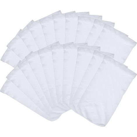 Chaussettes D'Écumoire De Piscine, Chaussettes Filtrantes D'Écumoire De Piscine, Paquet De 20 (blanc)