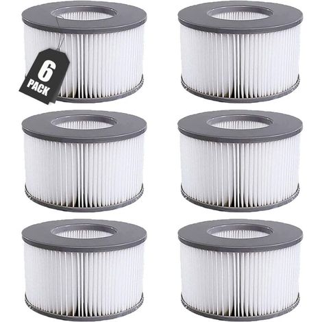 Filtre Spa Lite Pour Mspa. 6 Pcs Filtre Pour Whirlpool Mspa À Partir De 2020. Filtre Pour Mspa Lite. Cartouche De Filtre À Eau Pour Piscines Gonflables. Bains À Remous Et Spas