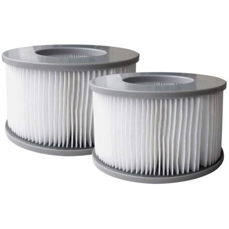 Pompe Et Filtre De Spa,lot De 2 Cartouches Filtrantes Pour Spa Gonflable,-muntra