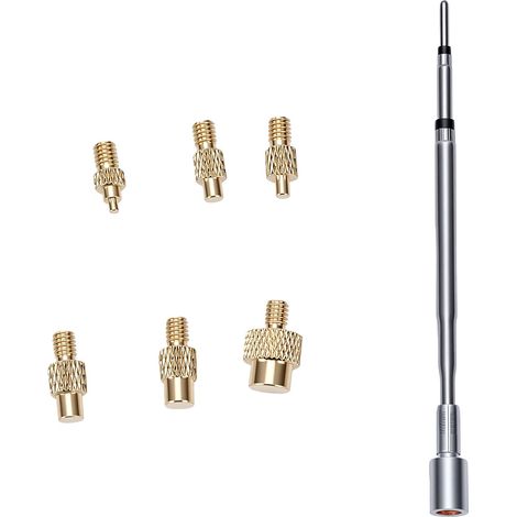 Outil D'Insertion À Chaud Pour Fers À Souder C210, Ts21 & Hs-02b – Kit D'Écrous Moletés En Laiton M2 À M8 – Remplacement Rapide – Pour Impression 3d