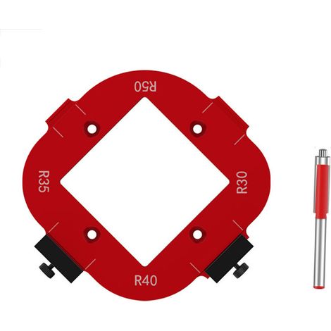 Gabarit De Rayon D'Angle Rond, Routeur De Table Pour Le Travail Du Bois, Gabarit De Planche En Bois, Outil Auxiliaire De Coupe D'Arc