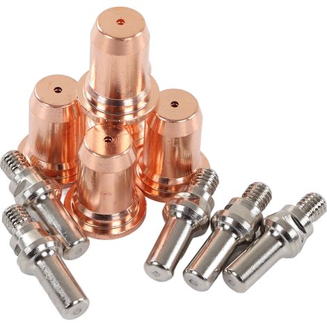 Accessoire De Pistolet De Soudage En Cuivre, Électrode De Soudage Mig, Buse De Coupe Mag 1.1mm Pour Pt60, 10 Pièces