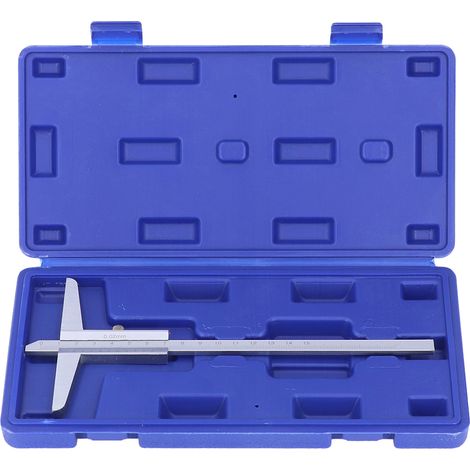 Pied À Coulisse De Profondeur, Outil De Mesure En Acier À Haute Teneur En Carbone Pour Le Traitement Des Métaux, Précision De 0,02mm, 0-150mm