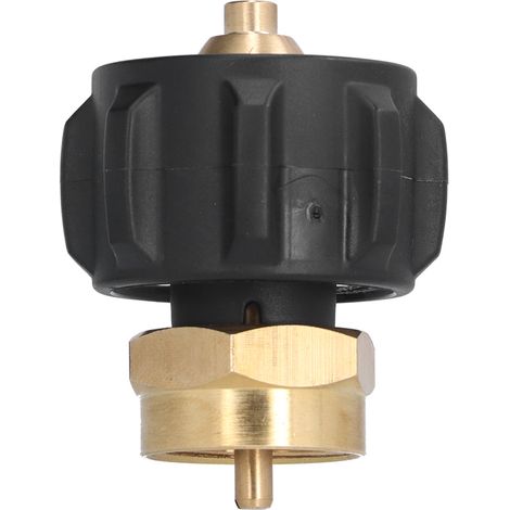 Adaptateur De Recharge 1/4 Pouces, Coupleur De Cylindre De Réservoir, Vanne De Régulation De Gaz Propane, Filetage Femelle Qcc1