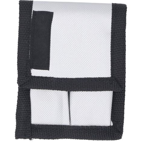 Étui Pour Batterie Pouvant Contenir 2 Piles, Sac De Rangement Ignifuge Résistant Aux Éclaboussures, Transportant Avec Fermeture À Crochet Et Boucle Arrière