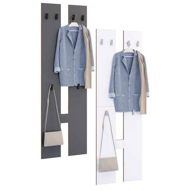 Gardeobe Set Diele Kleiderhaken Salia M