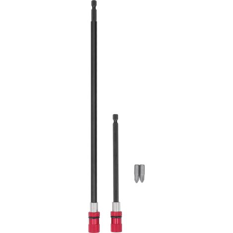 2 Pièces Ph2 Embout De Tournevis Extension Magnétique Stable Connexion Serrée Jeu De Dégagement Rapide 150mm 300mm