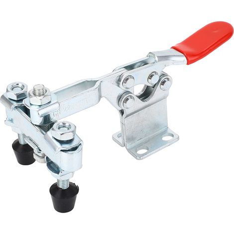 Pince Horizontale À Double Tête, Fer À Dégagement Rapide, Capacité De Maintien De 500lb, Bascule