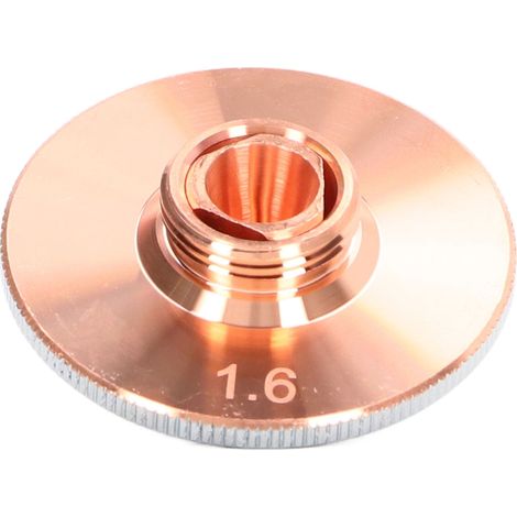 Machine De Découpe De Buse Laser, Coupe-tête, Double Fiber Optique, Cuivre Chromé, Ouverture 1.6mm/0,06 Pouces
