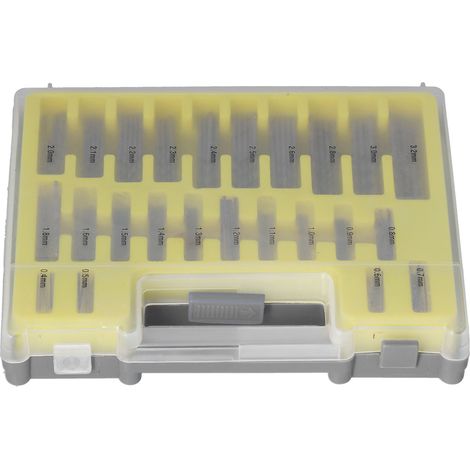 150 Pièces Forets Hélicoïdaux Mini Hss Outils De Quincaillerie Manuels Remplacement 0.4mm-3.2mm Avec Boîte En Plastique