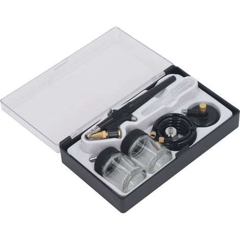 Kit D'Aérographe Sans Fil, Mini Portable Pour Modèle D'Ongles, Peinture, Décoration De Gâteaux, Pot Inférieur À Action Unique, Diamètre De Pulvérisation 0.8mm