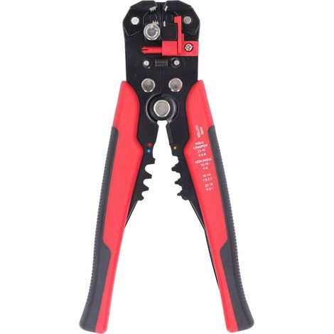 Pince À Dénuder Automatique 5 En 1, Pince À Sertir, Extracteur De Pelage, Outil Électrique Rouge