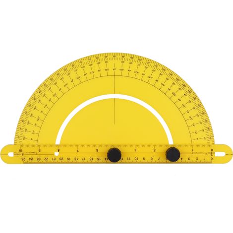 Règle D'Angle Universelle Semi-circulaire, Travail Du Bois, Plastique Multifonctionnel