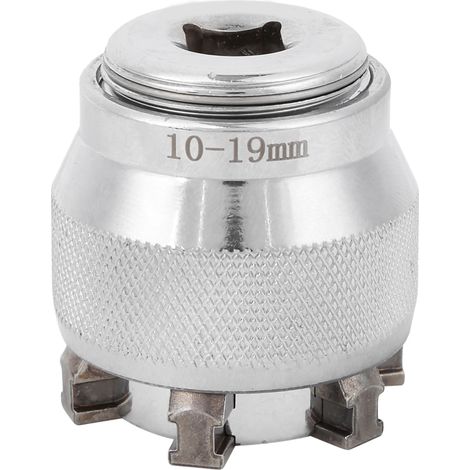 Adaptateur De Tête De Douille De Clé Multifonctionnelle, Douille 10-19mm Pour Clé D'Entraînement 3/8 Pouces