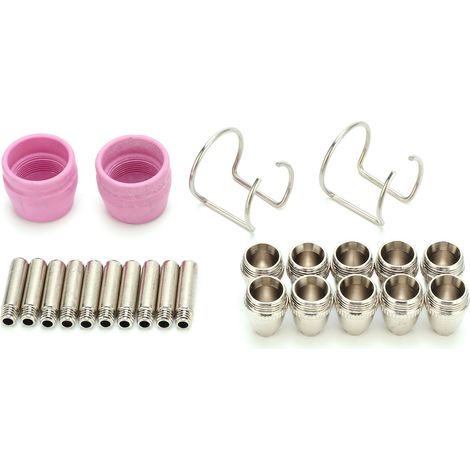 Kit De Consommables Pour Torche De Découpe Plasma, Pointe De Contact D'Électrode, Buse En Céramique Sg-55 Ag-60 Wsd-60p24 Pièces