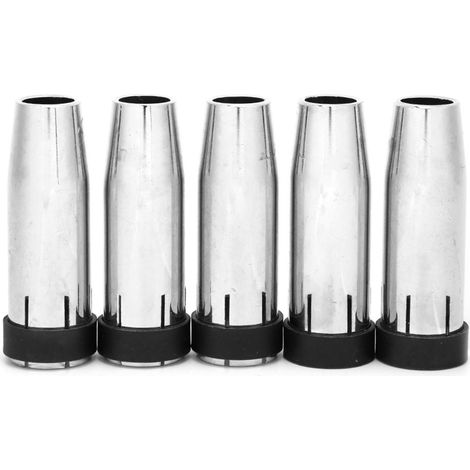 Torche De Soudage Mb 24kd Mig Mag, Consommables, Buse À Gaz Conique 12.5mm, 5 Pièces
