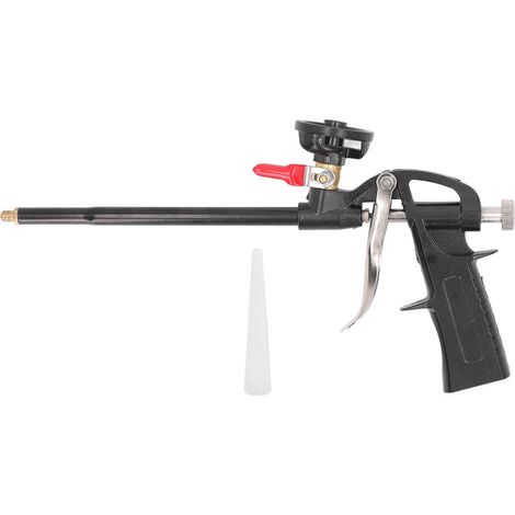 Pistolet De Pulvérisation De Mousse De 12.4 Pouces, Buse Longue, Applicateur De Distribution De Mastic Moussant Pour Calfeutrage, Remplissage Et Étanchéité