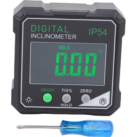 Inclinomètre Numérique, Plage De 4x90 Degrés, Écran Lcd Rétroéclairé, Détecteur D'Angle Électronique Magnétique Pour Scie De Table À Bois