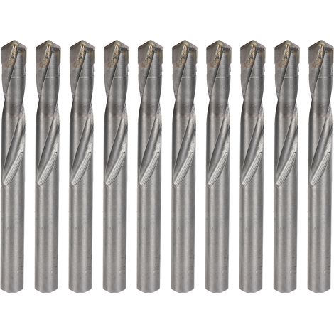 Foret Hélicoïdal À Tige Droite, 10 Pièces, Fraise À Graver En Acier Au Tungstène Pour Pcb Cnc 9mm
