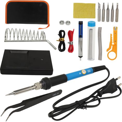Kit D'Outils De Soudure À Température Réglable, Ensemble De 15 Pièces De Fer À Souder