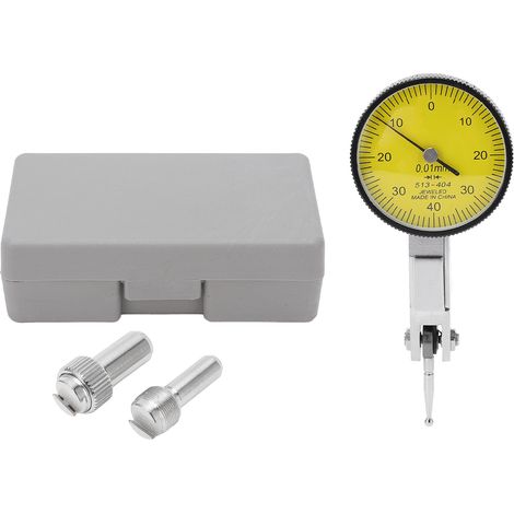 Indicateur De Test À Cadran, Plage 0mm 40mm, Précision 0.01mm, Jauge Jaune Précise