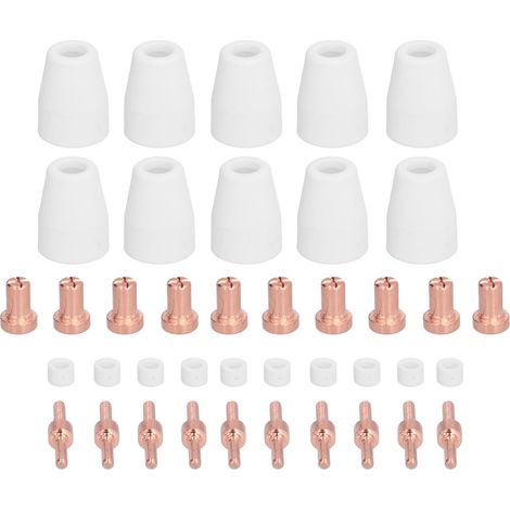 Kit De Consommables Pour Torche De Découpe Plasma, 40 Pièces, Pièces Pour Pt31/lg40/cut40