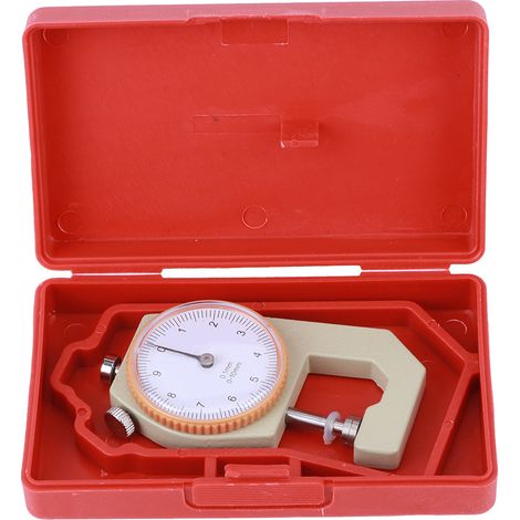 Jauge D'Épaisseur Argent Portable Mesure Précise Bijoux Équipement De Planche En Cuir 0-10mm Tête Plate