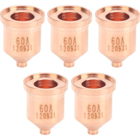 Buse De Coupe Plasma, Capuchon En Cuivre, Torche De Coupe Pour Accessoires De Soudage, 5 Pièces, 120931