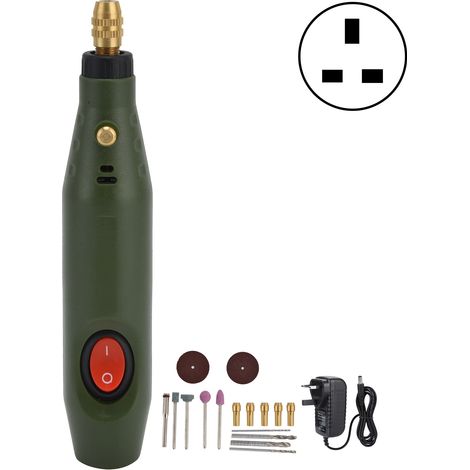 Outils De Meulage Électriques Nettoyage Mini Polissage Outil De Gravure Bricolage Rentable Pour Verre Céramique En Acier Inoxydable (plug100240v)