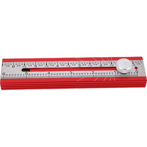 Rapporteur De Marquage De Position Réglable, Bouton Pliable Multi-angle, Règle De Mesure De Profondeur, Détecteur De Niveau, Outil De Nivellement Précis Pour Le Travail Du Bois