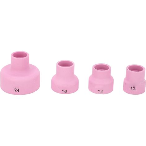 4 Pièces 1.6mm Tasses De Soudeur Avec Écran Filtrant En Acier Inoxydable Torche De Soudage Tasse En Céramique Pour Wp9 20 25 17 18 26