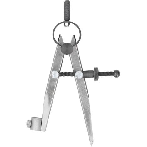 Pied À Coulisse À Ressort À Jambe Plate, Diviseur En Acier Au Carbone, Outil De Traçage Polyvalent Pour Le Dessin De Géométrie Du Travail Du Bois