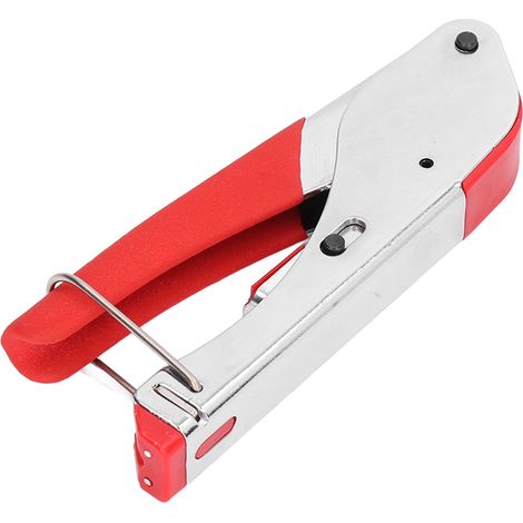 Pince À Câble Coaxial En Acier Et Caoutchouc Souple, Pince À Sertir F Pour Norme Rg59 Rg6 De 20.3mm
