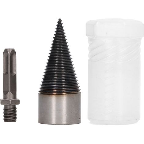 Foret Séparateur De Bois En Acier Au Carbone, Haute Dureté, Amovible, Résistant À L'Usure, Foret À Bois De Chauffage Avec Tige Carrée 42mm/1,65 Pouces