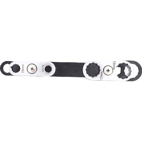 Clé Universelle Réglable 8 En 1, Tête Multi-tailles, Haute Dureté Cr V, Rotative À 360 Degrés