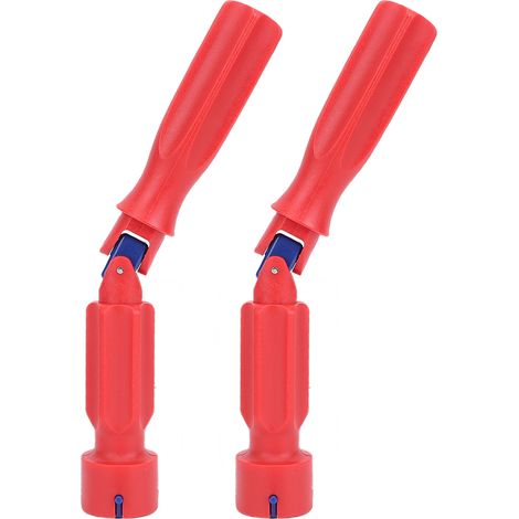 Outils De Retrait De Sièges De Toilettes, Ergonomique, Texture Antidérapante, Poignée Rotative, Clé De Retrait De Sièges, 2 Pièces